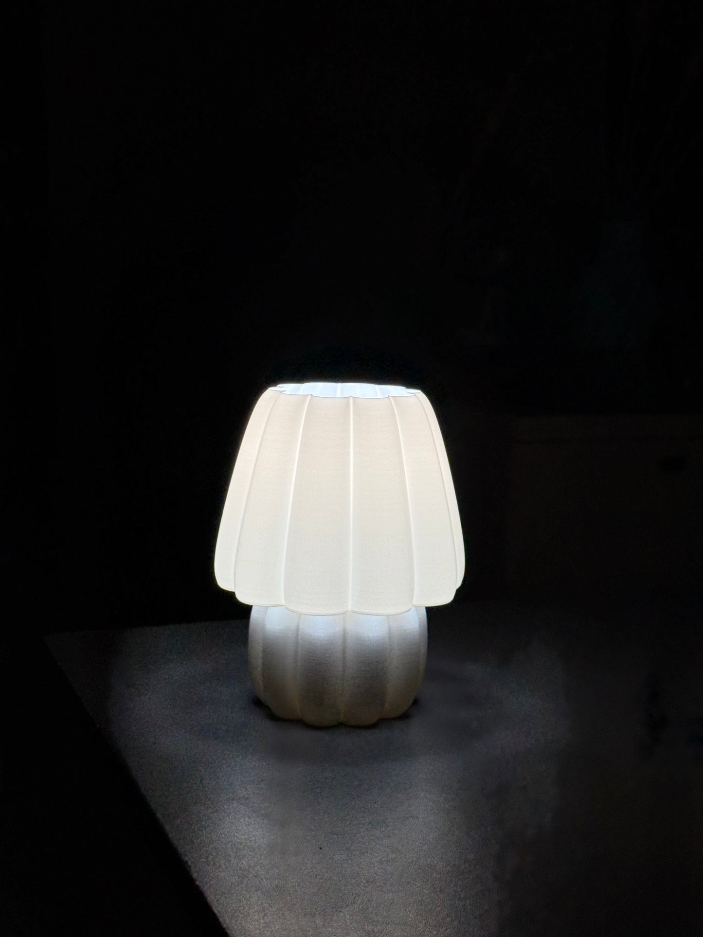 Soft glow night lamp with a sleek design providing gentle illumination for cozy environments