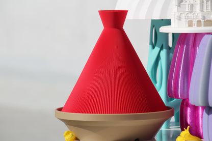 Highmour Pyra Lamp – 3D Printed Cone Table Lamp