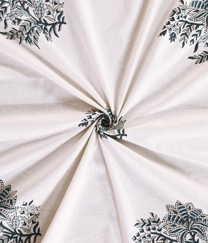 Neel Bagh / Aqua Grove Bedsheet