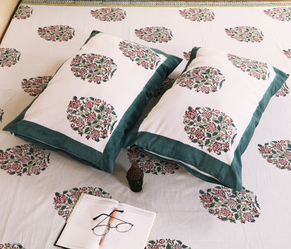 Bagh-e-Saaz / Verdant Bloom Bedsheet