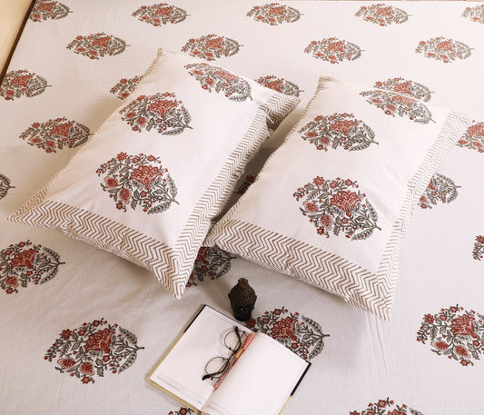 Surajkund Phool / Rustic Bloom Bedsheet