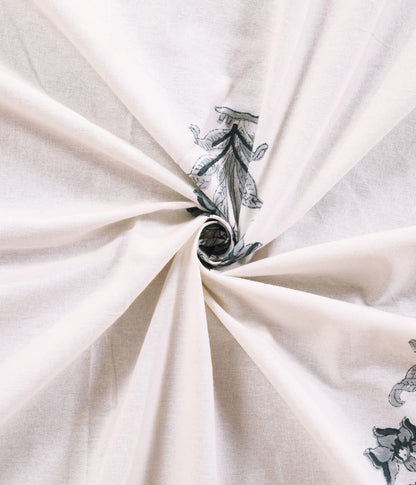 Neel Kamal / Indigo Bloom Bedsheet