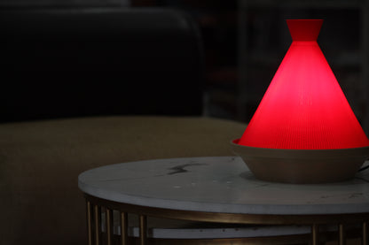 Highmour Pyra Lamp – 3D Printed Cone Table Lamp
