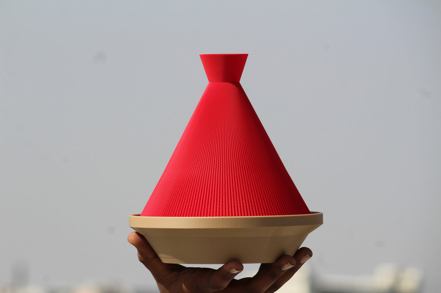 Highmour Pyra Lamp – 3D Printed Cone Table Lamp