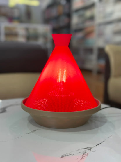 Highmour Pyra Lamp – 3D Printed Cone Table Lamp