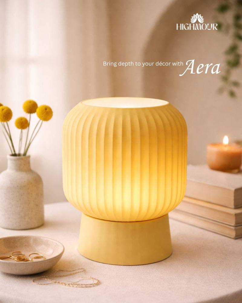 Highmour sculptural 3D-printed lamps and home decor — made in Rajasthan with sustainable materials