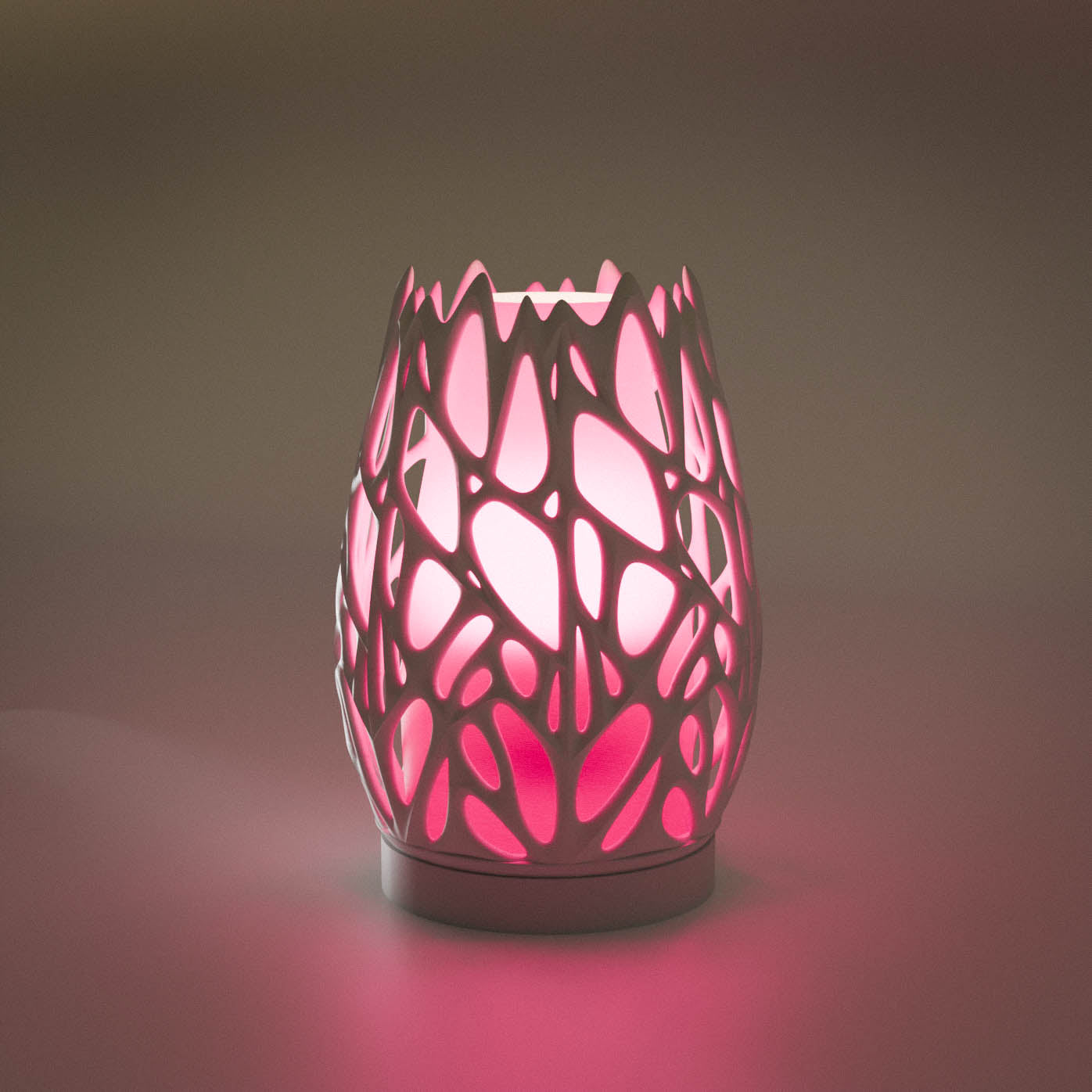 Highmour aesthetic organic lamp with a unique design and soft pink glow for stylish home decor