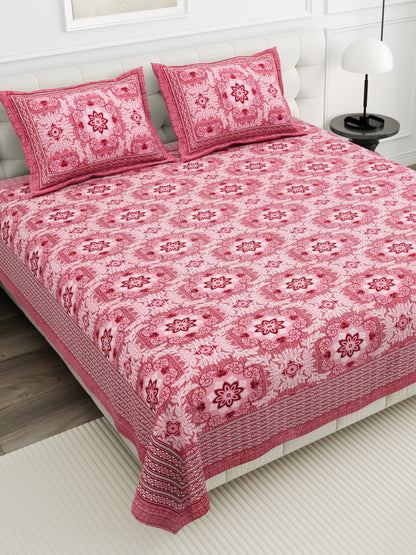 Amber Mirage Double Cotton Bedsheet (90×100 in.)