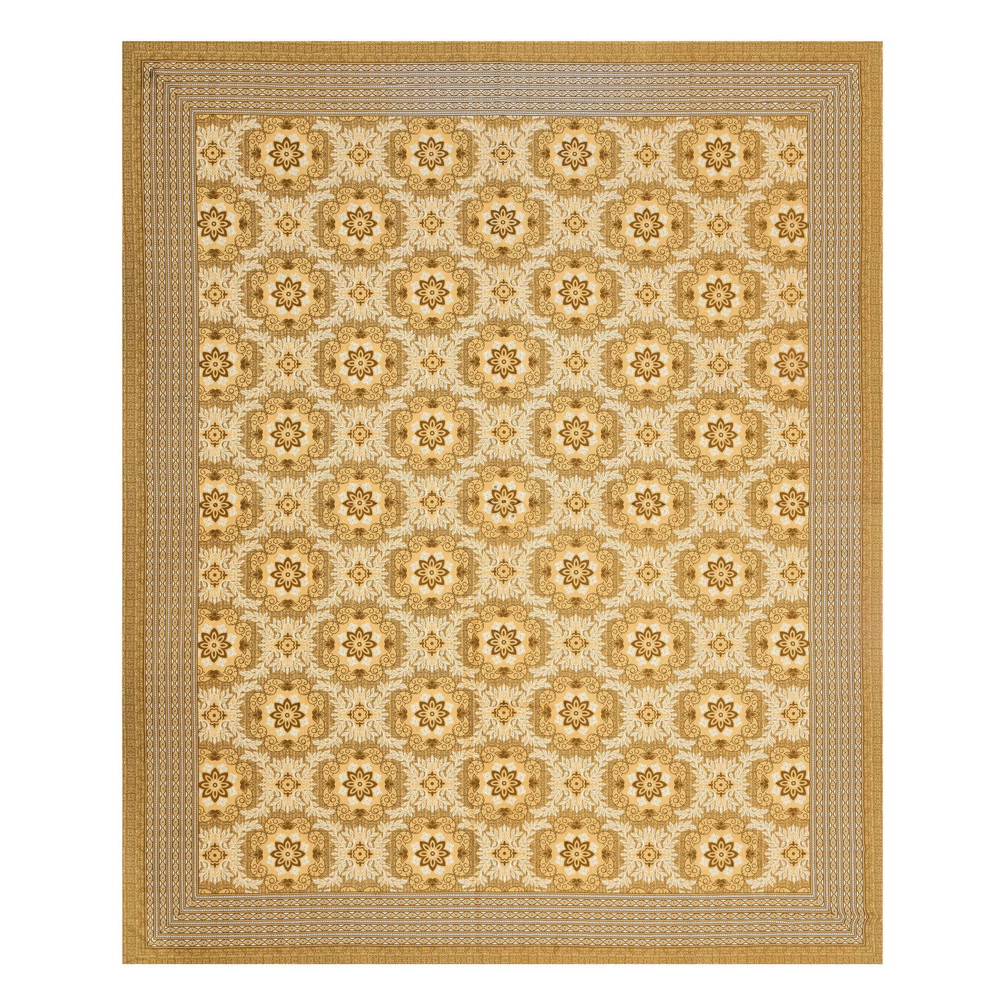 Amber Mirage Double Cotton Bedsheet (90×100 in.)