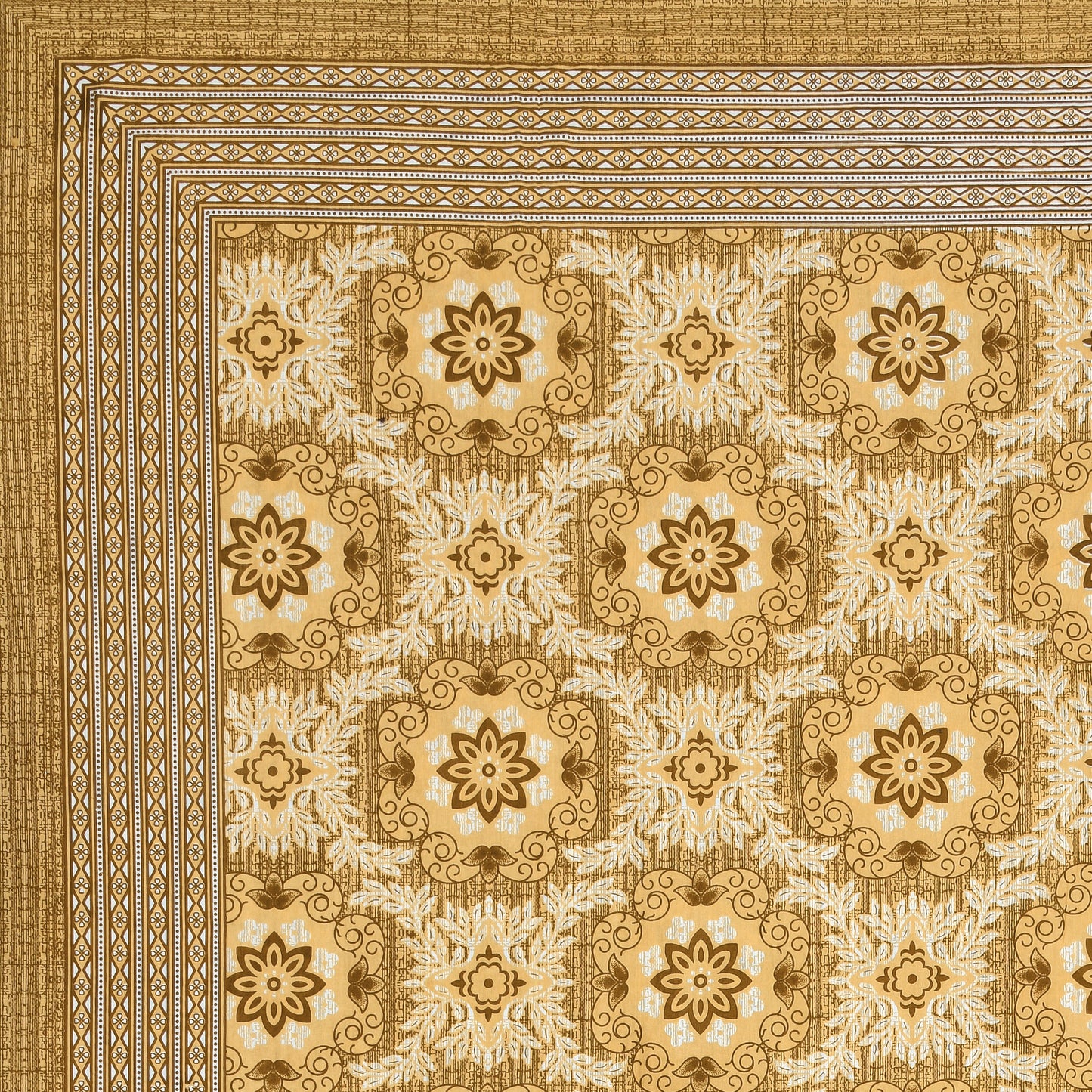 Amber Mirage Double Cotton Bedsheet (90×100 in.)