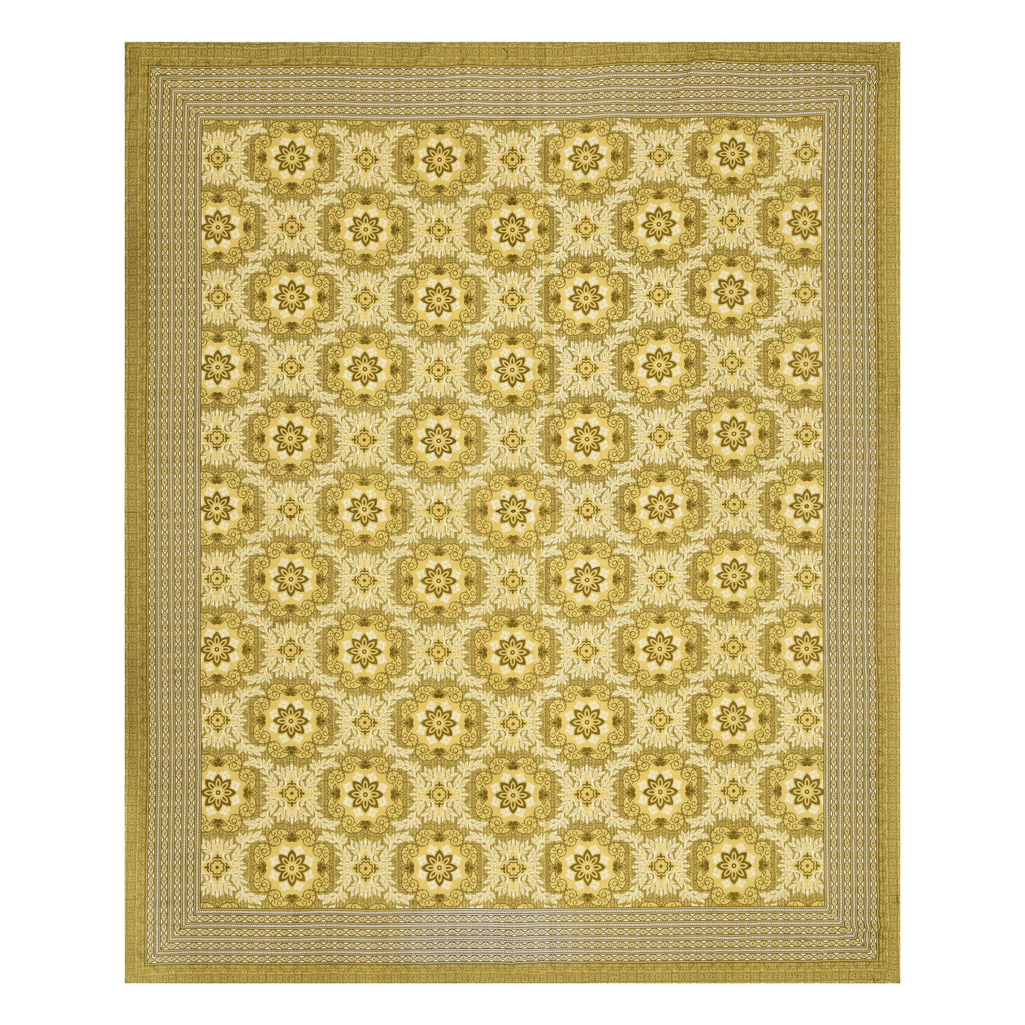 Amber Mirage Double Cotton Bedsheet (90×100 in.)