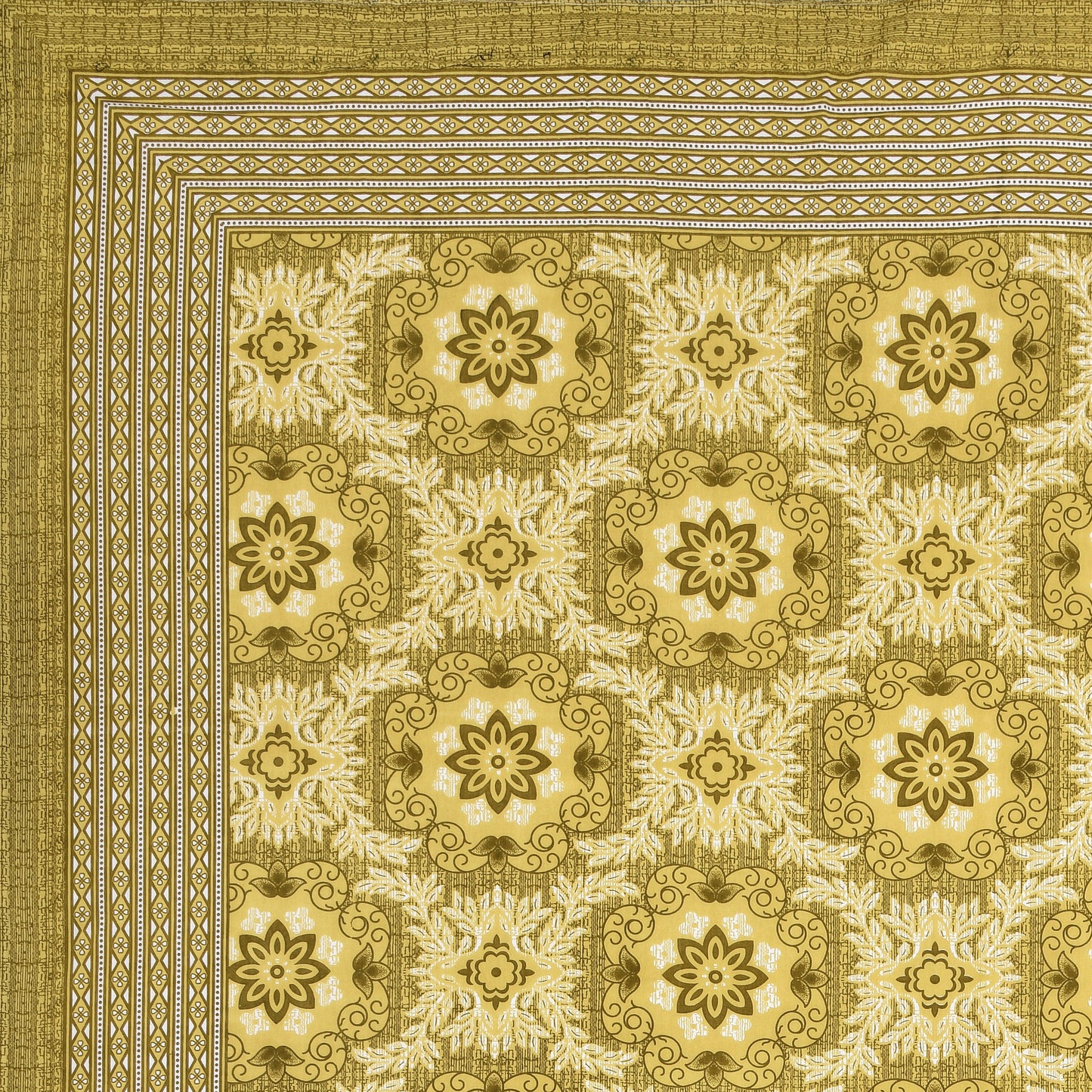 Amber Mirage Double Cotton Bedsheet (90×100 in.)