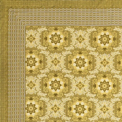 Amber Mirage Double Cotton Bedsheet (90×100 in.)