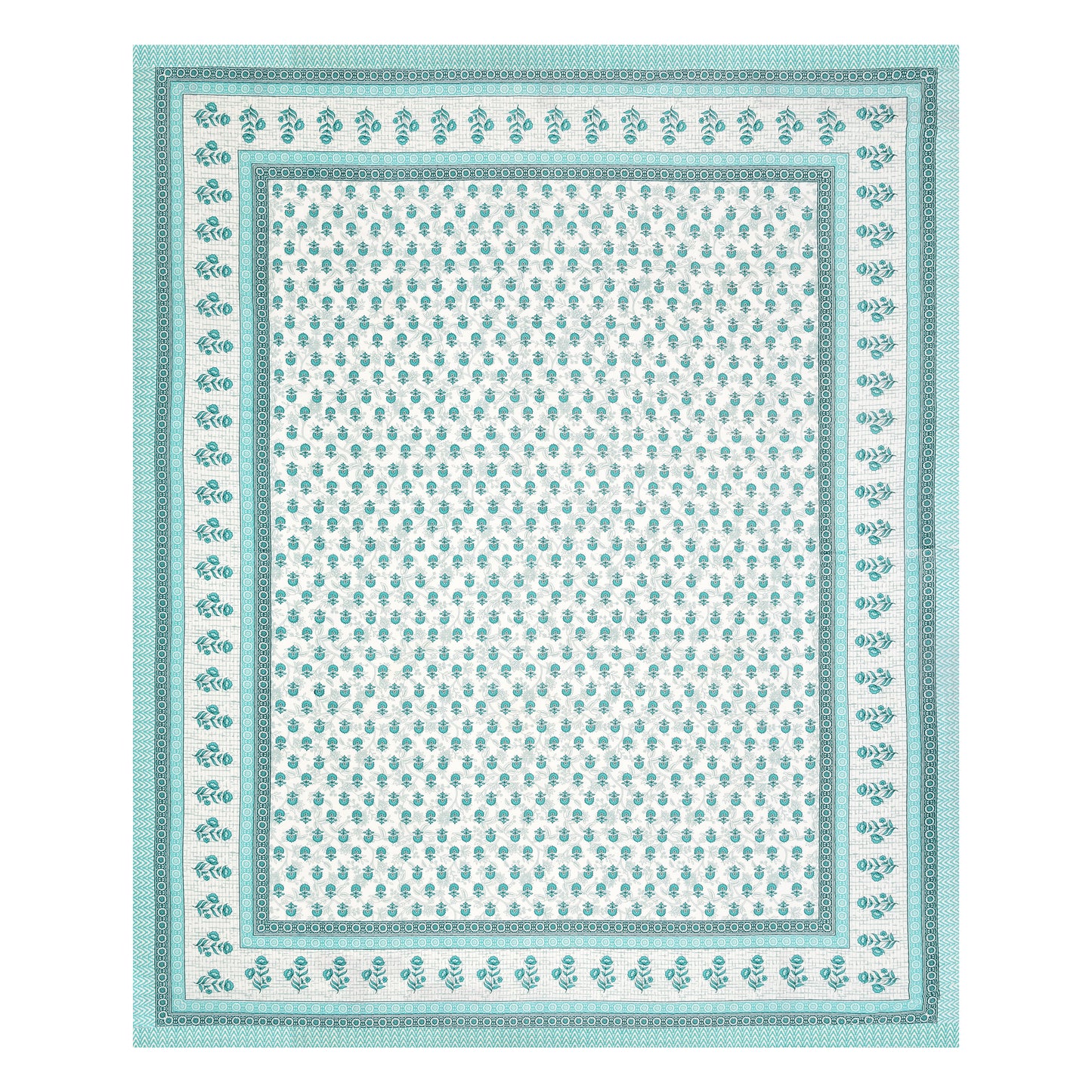 Sunehri Gulshan Double Cotton Bedsheet (90×100 in.)