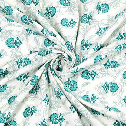 Sunehri Gulshan Double Cotton Bedsheet (90×100 in.)