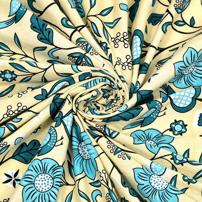 Meadow Charm Double Cotton Bedsheet (90×100 in.)