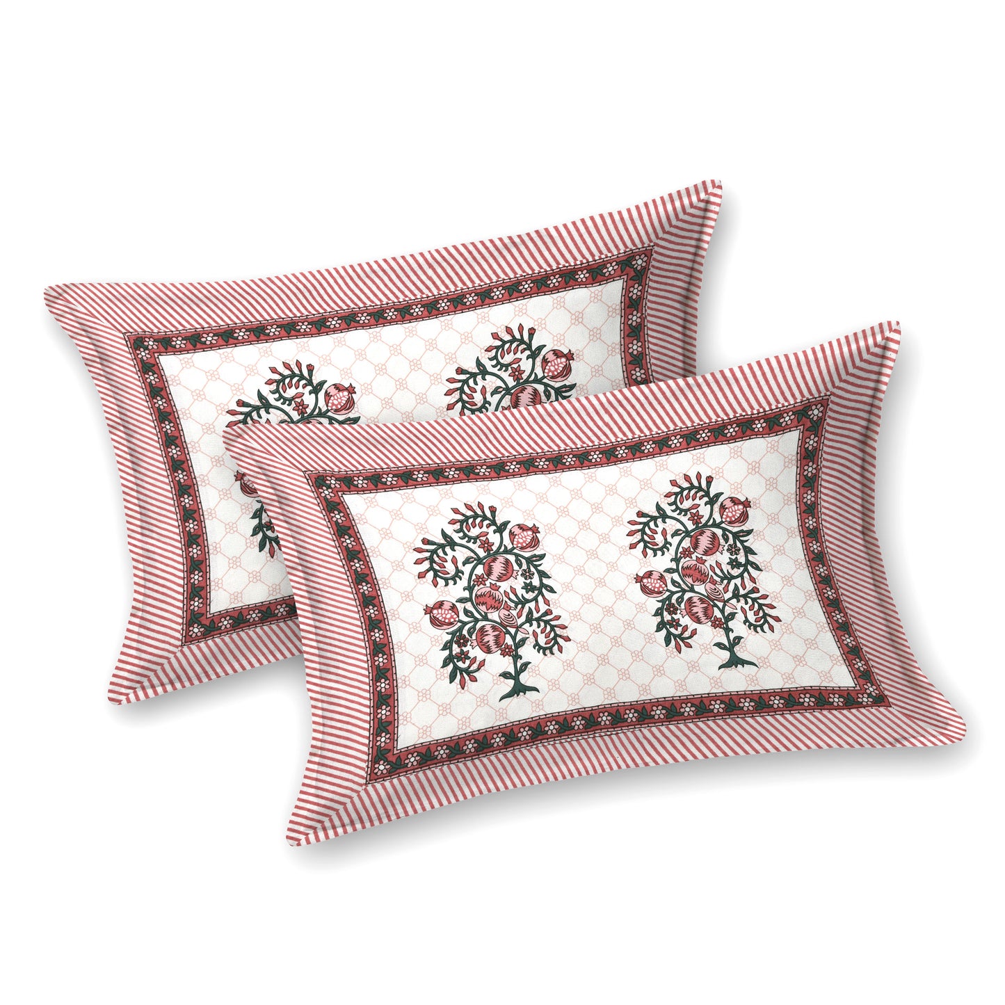 Royal Blossom Double Cotton Bedsheet (90×100 in.)