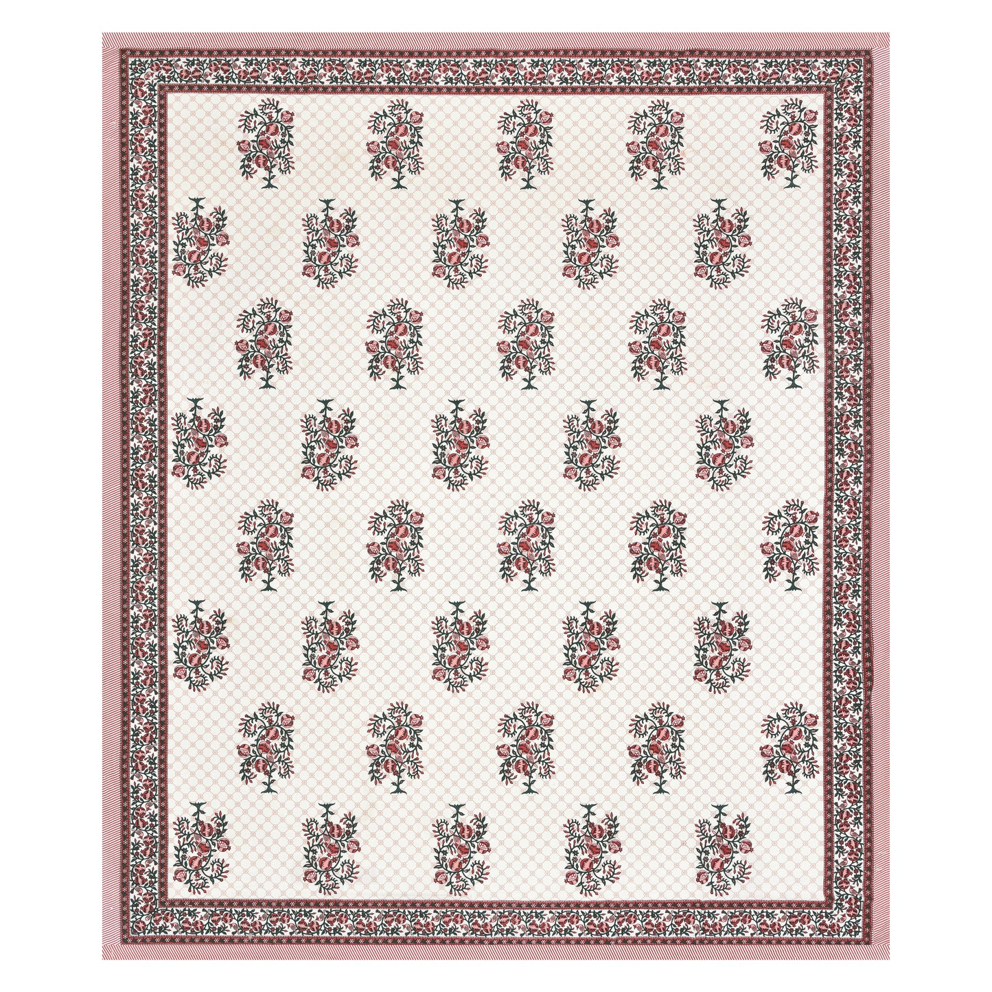 Royal Blossom Double Cotton Bedsheet (90×100 in.)