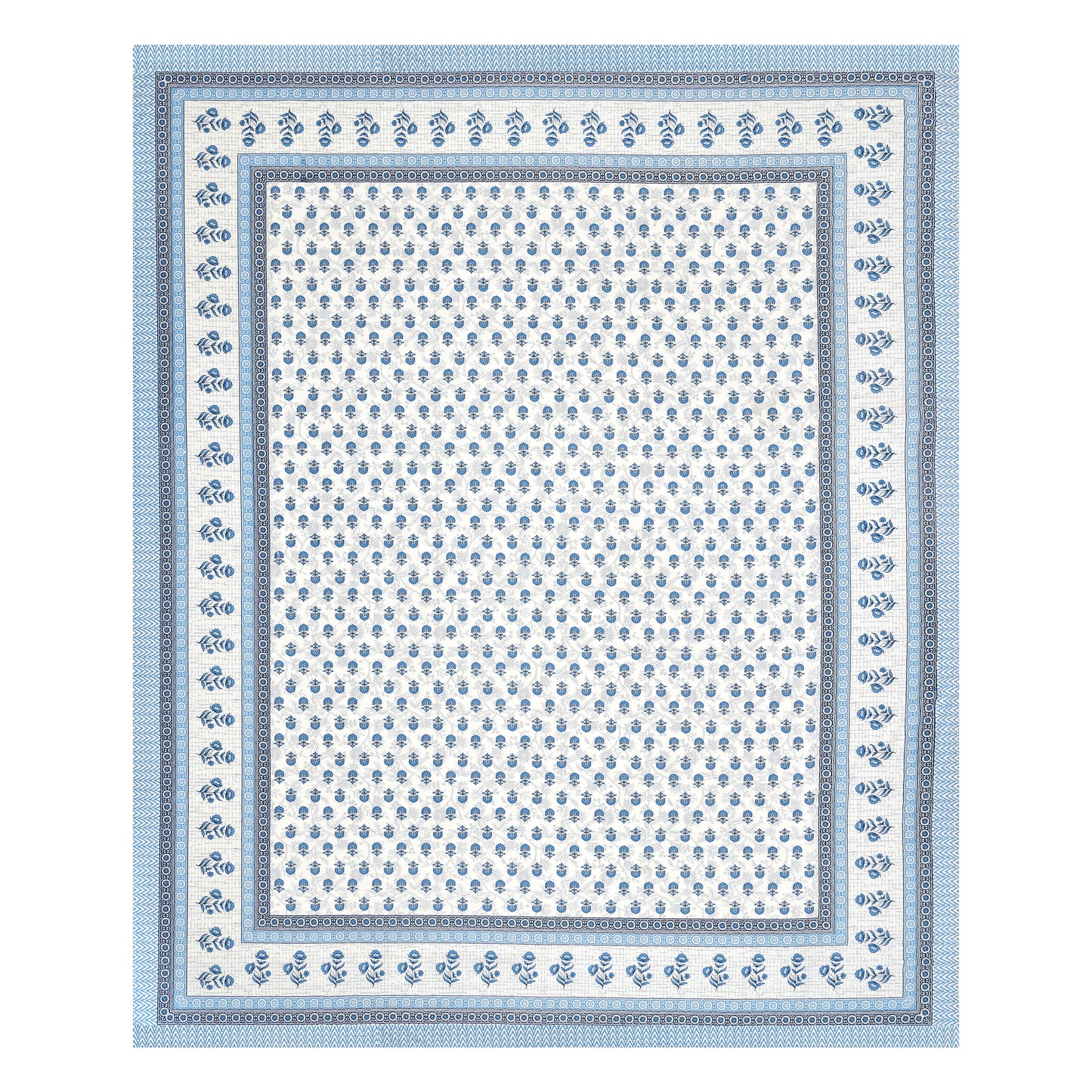 Sunehri Gulshan Double Cotton Bedsheet (90×100 in.)