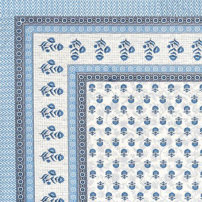 Sunehri Gulshan Double Cotton Bedsheet (90×100 in.)