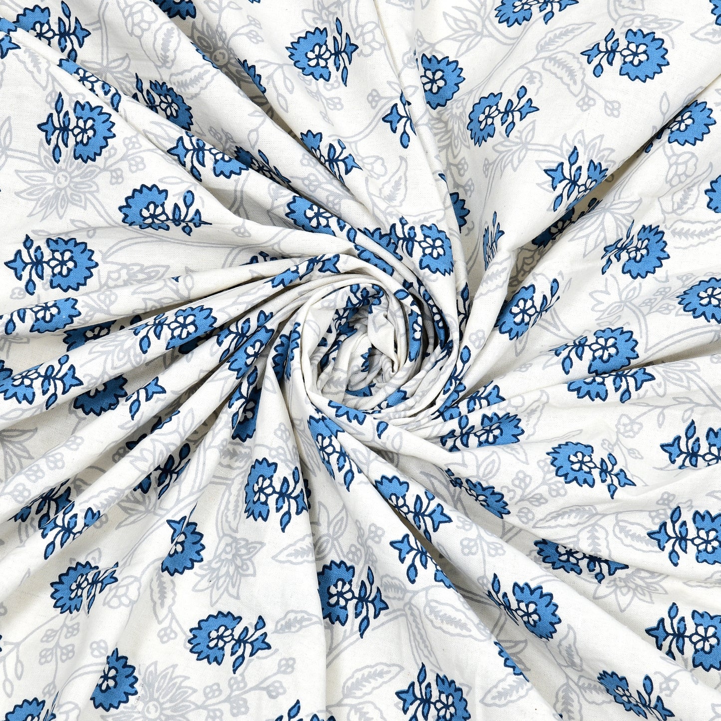 Sunehri Gulshan Double Cotton Bedsheet (90×100 in.)