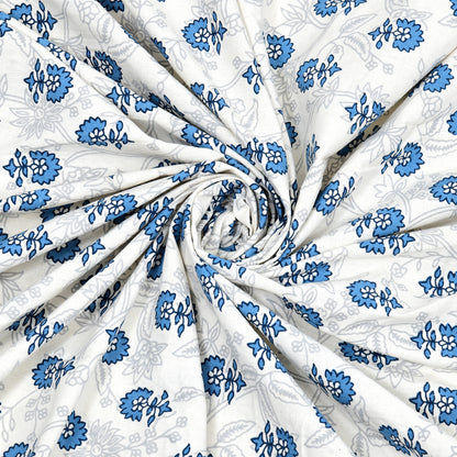 Sunehri Gulshan Double Cotton Bedsheet (90×100 in.)