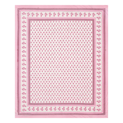Sunehri Gulshan Double Cotton Bedsheet (90×100 in.)