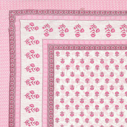 Sunehri Gulshan Double Cotton Bedsheet (90×100 in.)