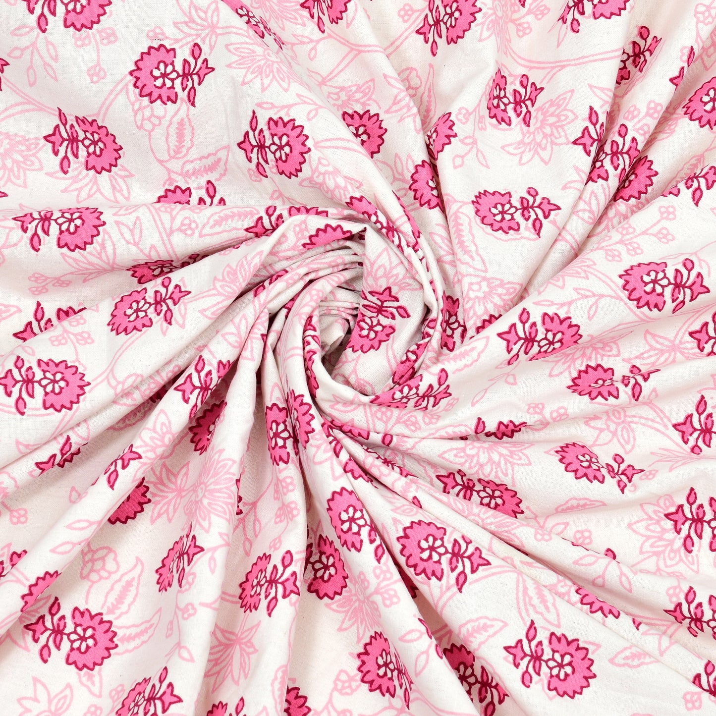 Sunehri Gulshan Double Cotton Bedsheet (90×100 in.)