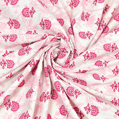 Sunehri Gulshan Double Cotton Bedsheet (90×100 in.)