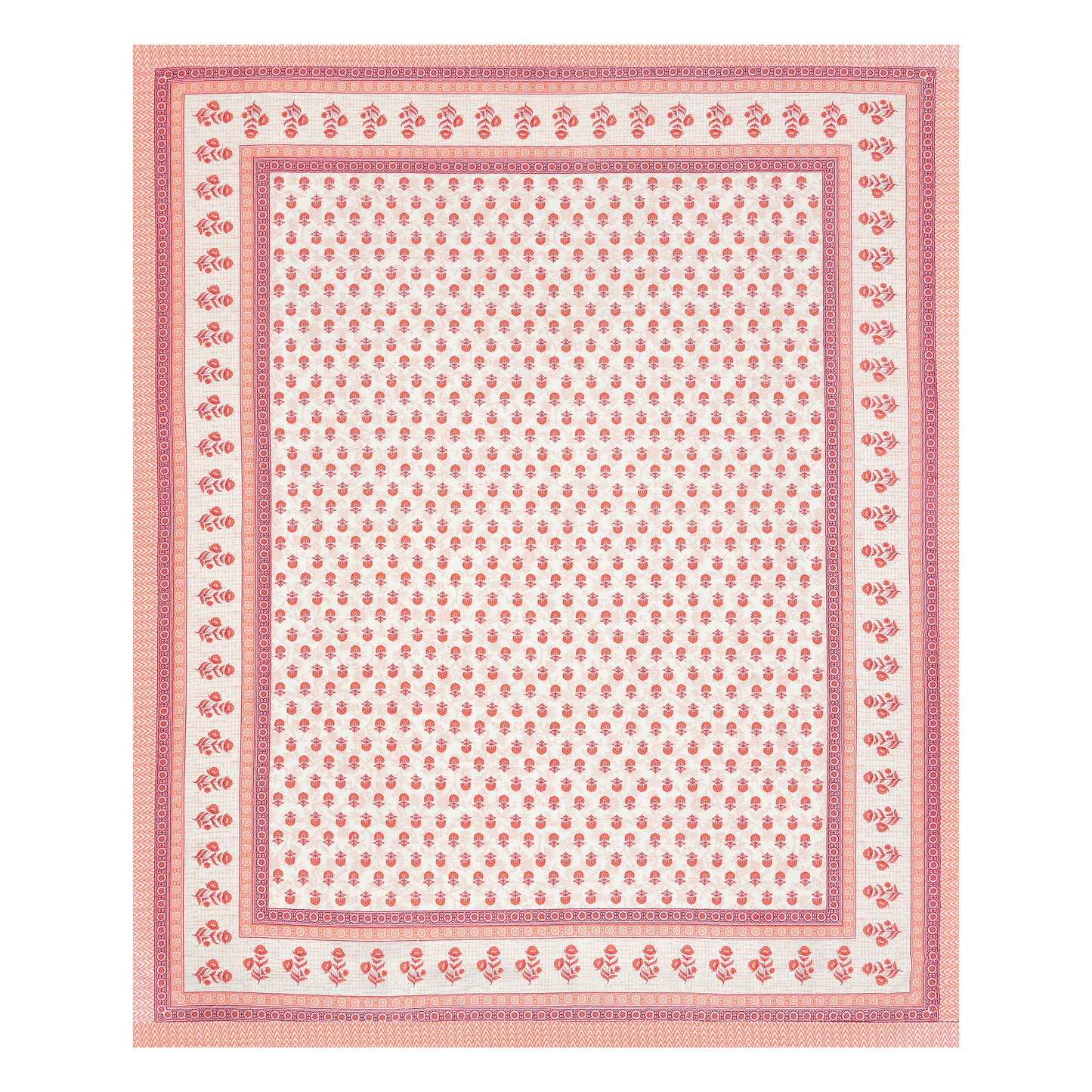 Sunehri Gulshan Double Cotton Bedsheet (90×100 in.)