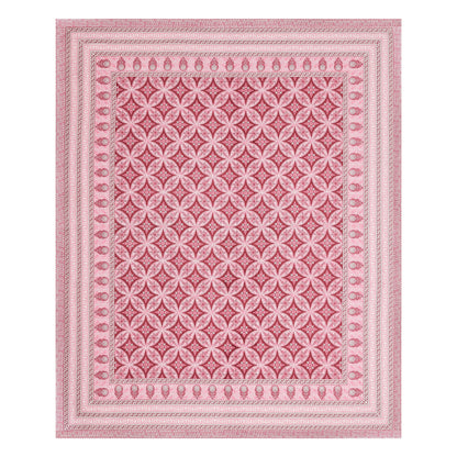 Azure Paisley Double Cotton Bedsheet (90×100 in.)