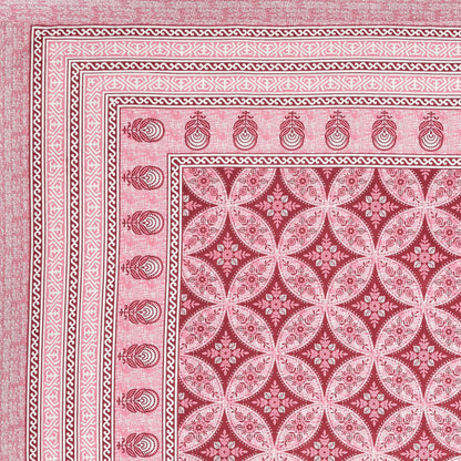 Azure Paisley Double Cotton Bedsheet (90×100 in.)