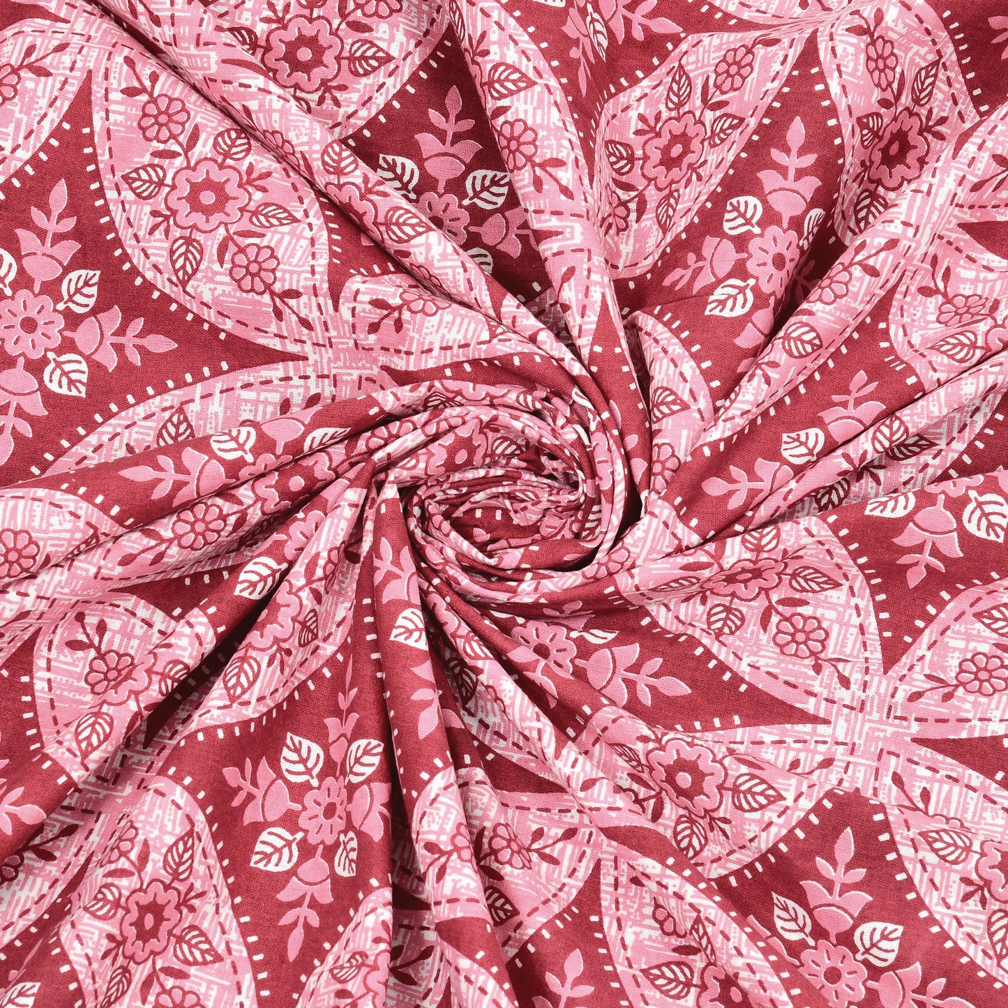 Azure Paisley Double Cotton Bedsheet (90×100 in.)