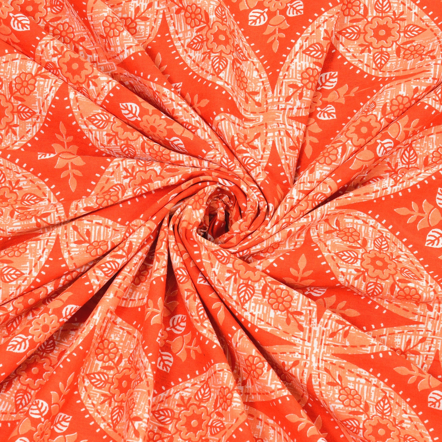 Azure Paisley Double Cotton Bedsheet (90×100 in.)