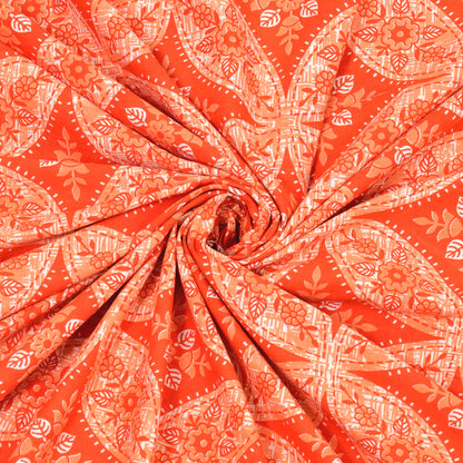 Azure Paisley Double Cotton Bedsheet (90×100 in.)