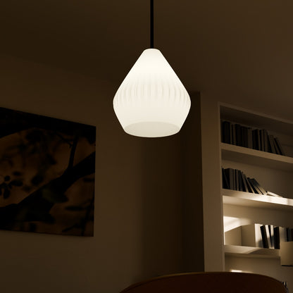 Highmour minimalist pendant lighting with a sleek white design, perfect for modern interiors