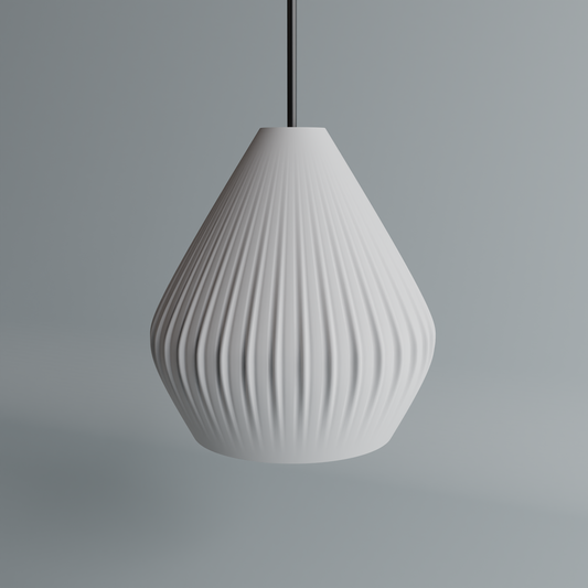Highmour minimalist pendant lighting with a textured white design for modern interiors