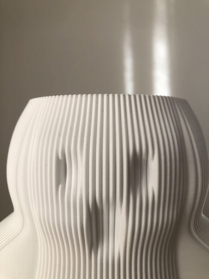 Unique modern decorative lamp with textured design, perfect for enhancing contemporary home decor