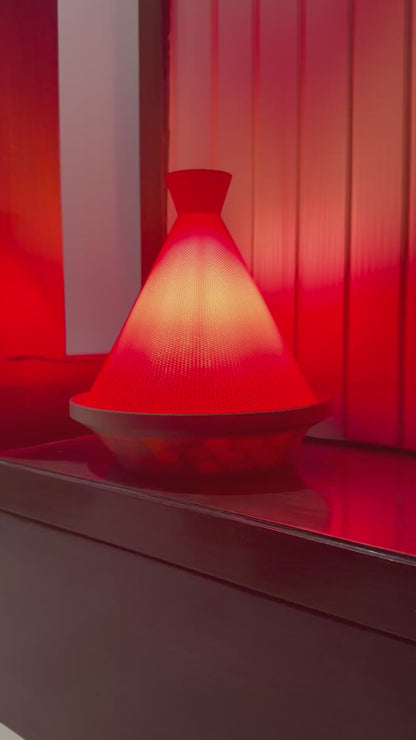 Highmour Pyra Lamp – 3D Printed Cone Table Lamp