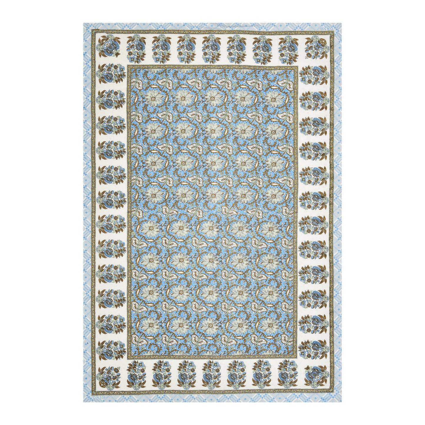 Regal Bloom Single Cotton Bedsheet (60×90 in.)