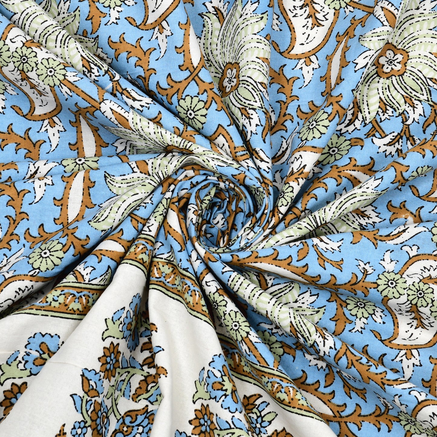 Regal Bloom Single Cotton Bedsheet (60×90 in.)