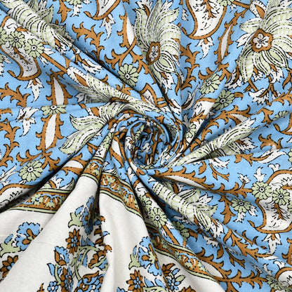 Regal Bloom Single Cotton Bedsheet (60×90 in.)