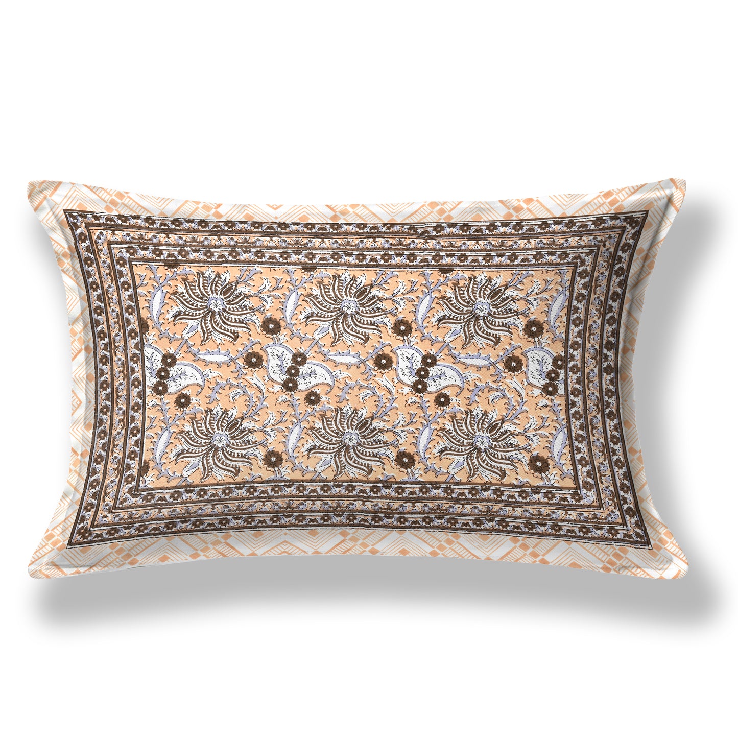 Regal Bloom Single Cotton Bedsheet (60×90 in.)