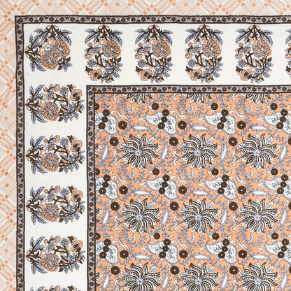 Regal Bloom Single Cotton Bedsheet (60×90 in.)