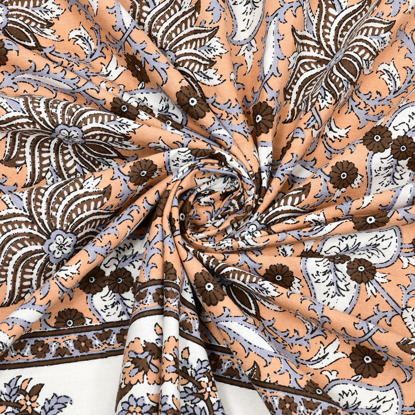 Regal Bloom Single Cotton Bedsheet (60×90 in.)