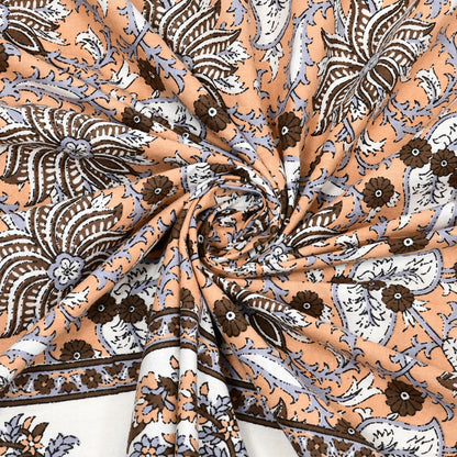 Regal Bloom Single Cotton Bedsheet (60×90 in.)