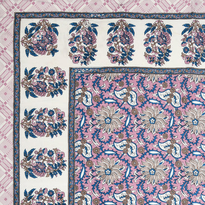 Regal Bloom Single Cotton Bedsheet (60×90 in.)