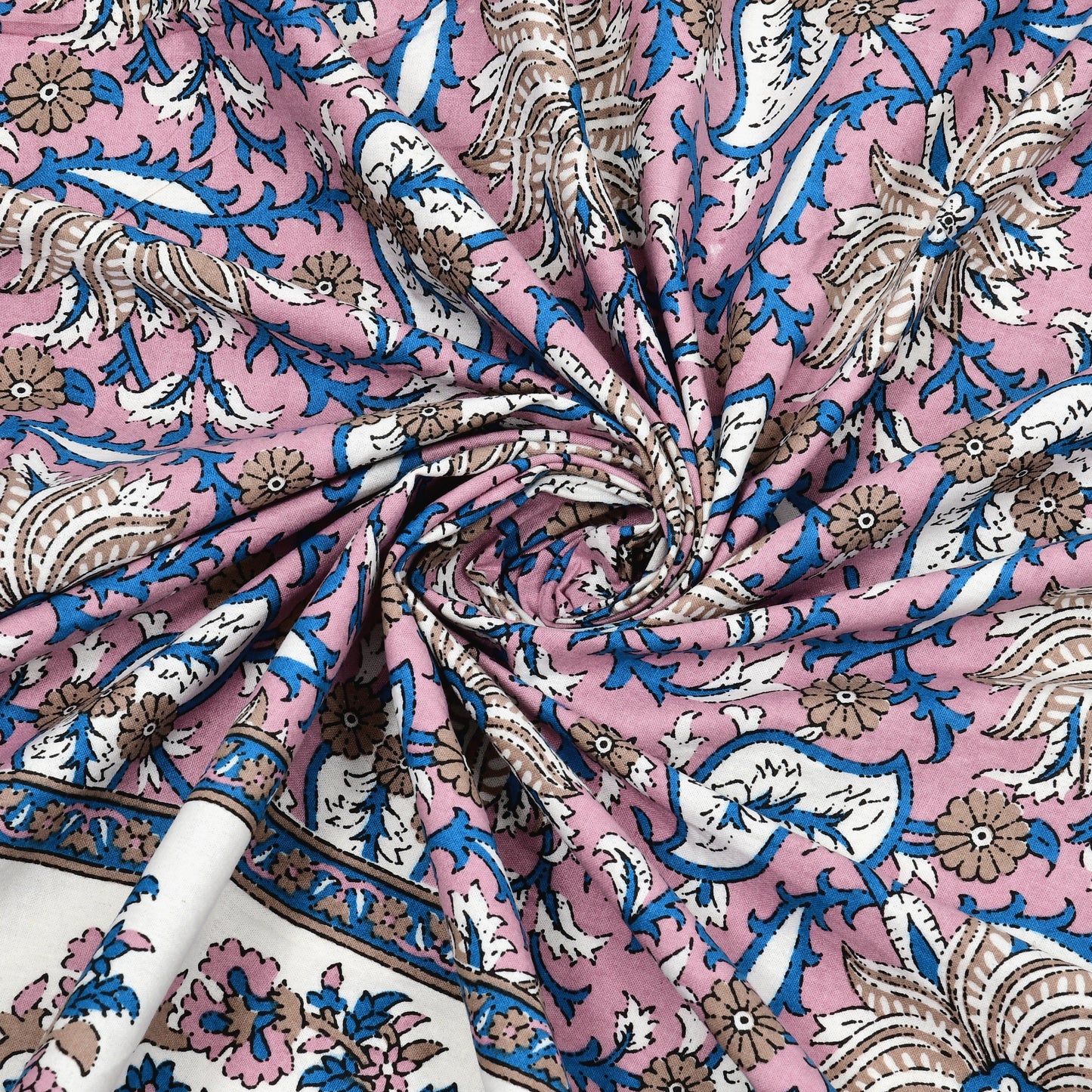 Regal Bloom Single Cotton Bedsheet (60×90 in.)