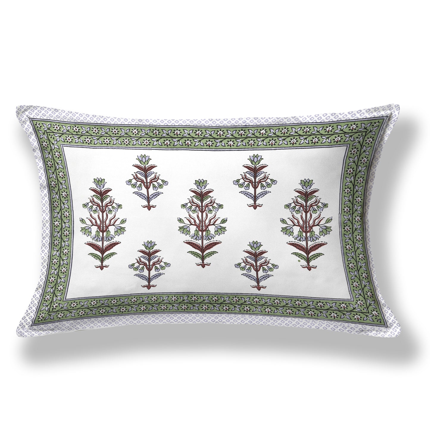 Verdant Charm Single Cotton Bedsheet (60×90 in.)